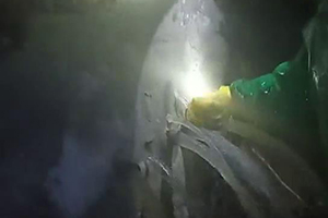 邯郸消防水池堵漏现场
